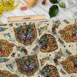 Ткань ниагара опасные тигры