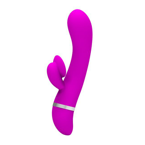Вибратор 18,8см с клиторальным отростком Pretty Love Bert BI-014346