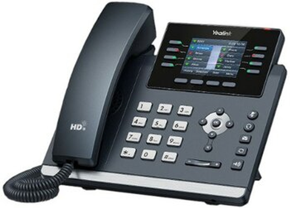 IP-телефон YEALINK SIP-T44U, SIP, IP, PoE, GigE, USB, цветной экран, без БП