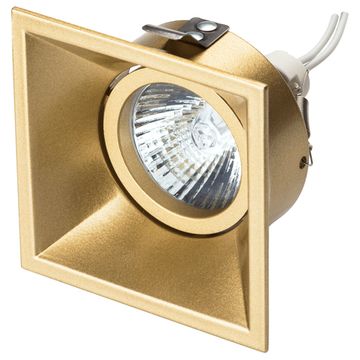 Встраиваемый точечный светильник 1* GU5.3 214503 золото Domino Lightstar