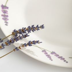 Тарелка White Fox LT304 десертная Mix.Flowers фарфор 19 см | White Fox