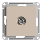 ATLASDESIGN TV РОЗЕТКА оконечная 1дБ, механизм, ПЕСОЧНЫЙ