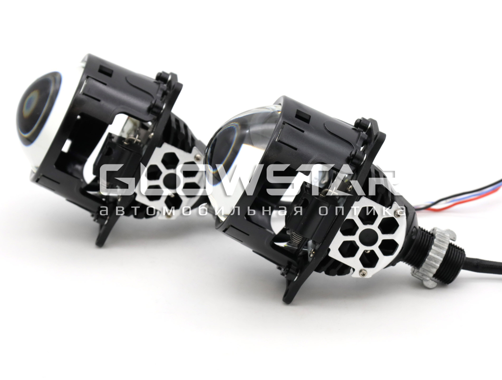 Билед модули Aozoom A3 Max 3.0 дюйма, 5500К, 12V, 49W/57W, крепление 3R и съемное гаечное (комплект, 2шт)