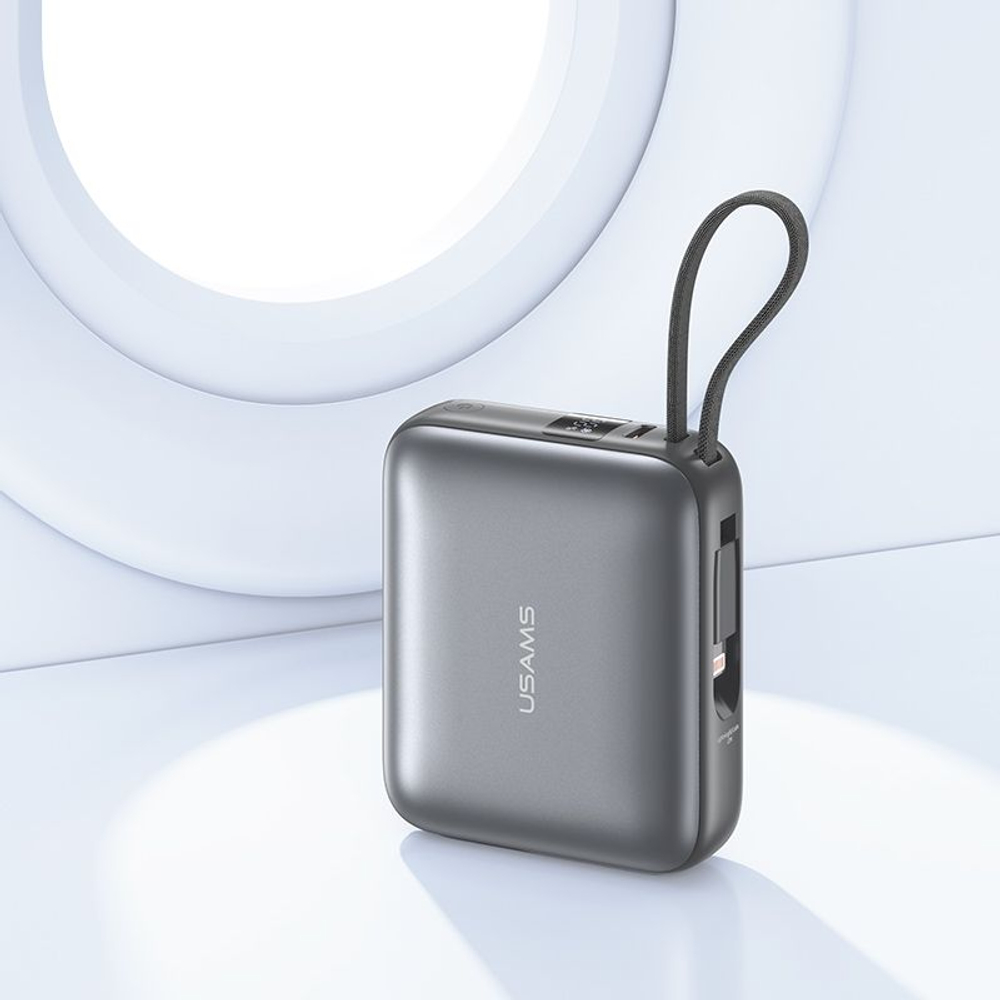 Power Bank внешний аккумулятор повербанк USAMS 10000 мАч 20W