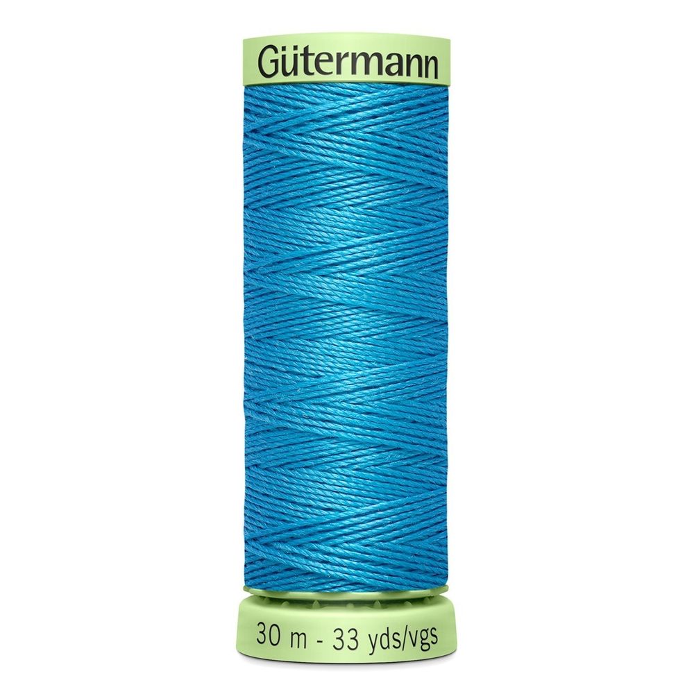 Нитки отделочные Gutermann Top Stitch 30 (30 метров), 5 кат. | 197 лазурно-голубой