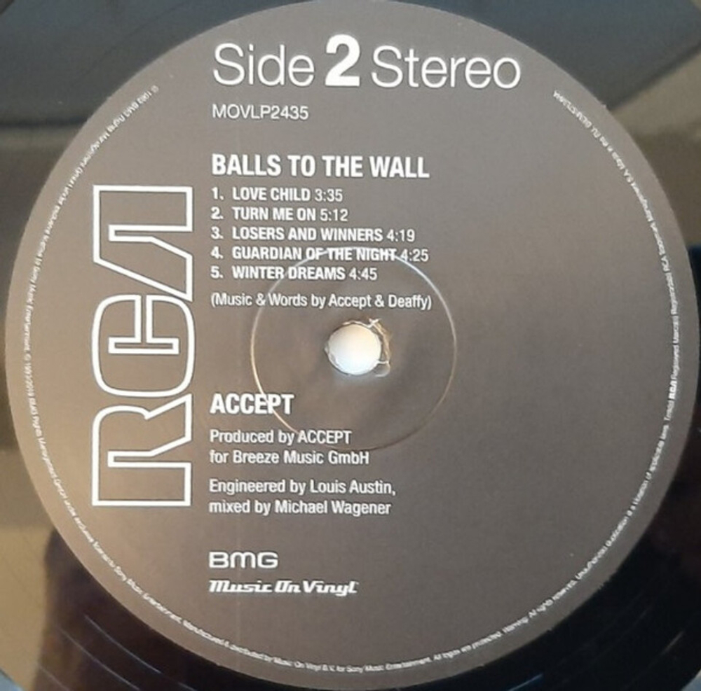 Accept / Balls To The Wall (LP)