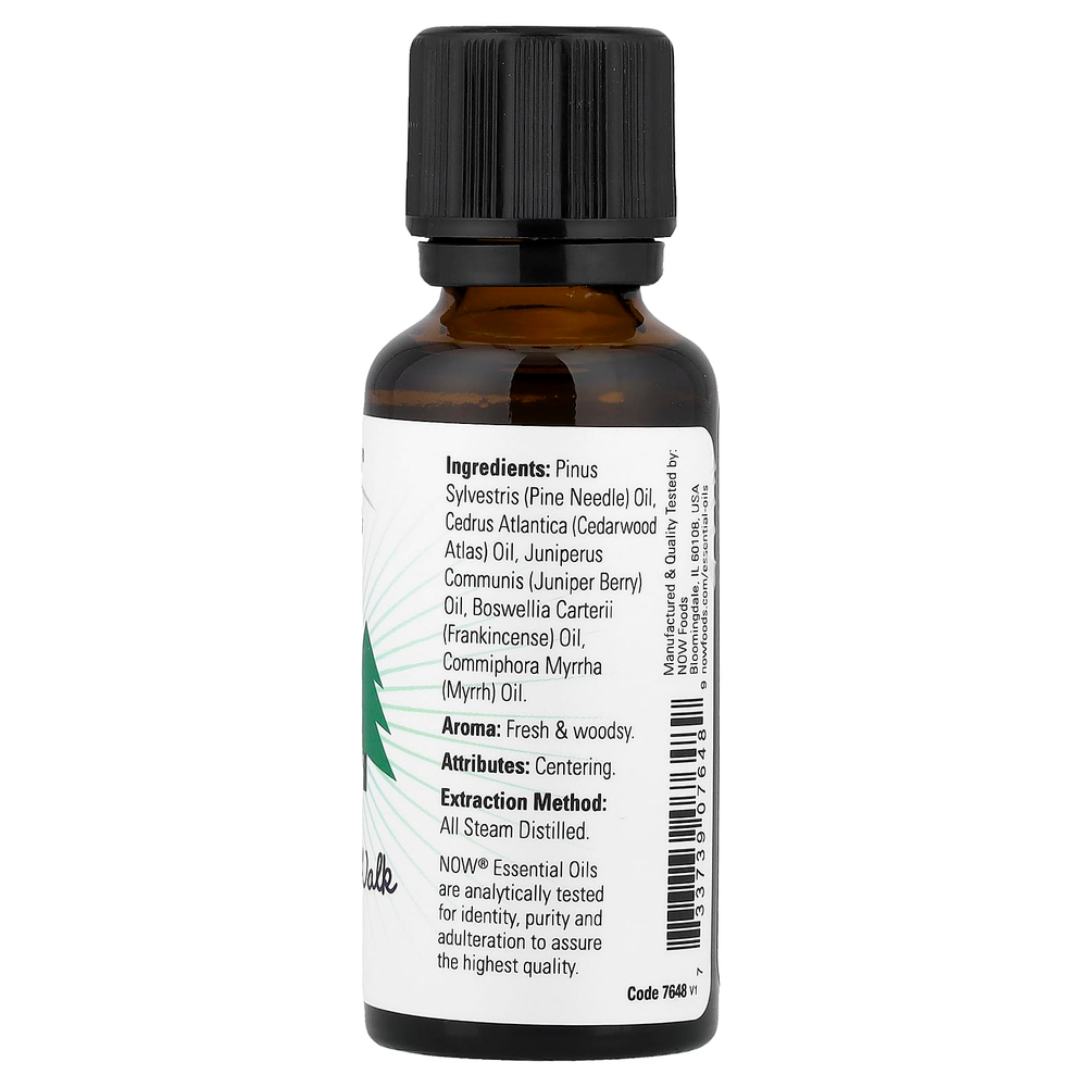NOW Foods, Essential Oils, смесь Woodland Walk Nature, 30 мл (1 жидк. унц.)