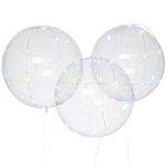 Шар (18"/46 см) Сфера 3D, Deco Bubble, Прозрачный