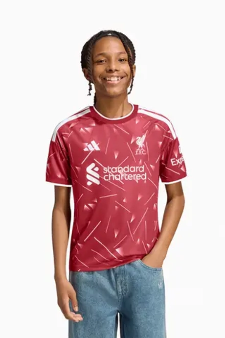 Футболка adidas Liverpool FC 26/27 Home Junior - бордовый