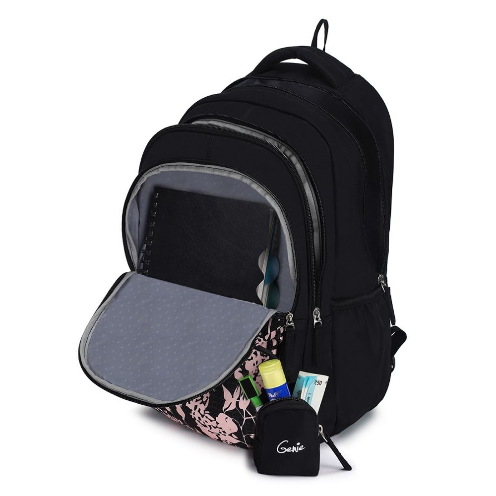 Рюкзак Safari Elena DLX 19 SB Black, 48*33*23 см, 38л, 650 гр., 3отд., мини-косметичка