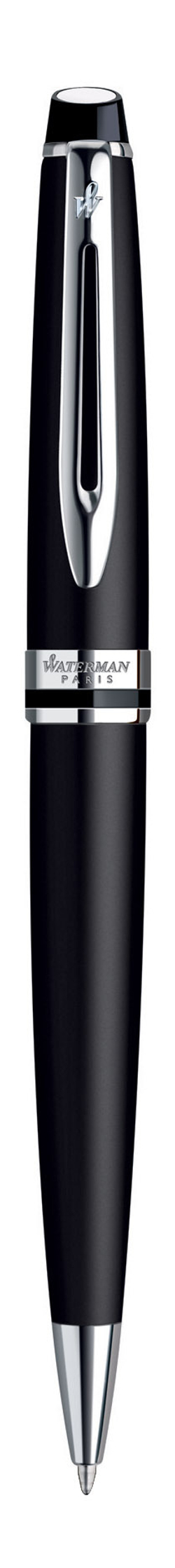 Шариковая ручка Waterman Expert 3, цвет: MattBlack CT, стержень: Mblue