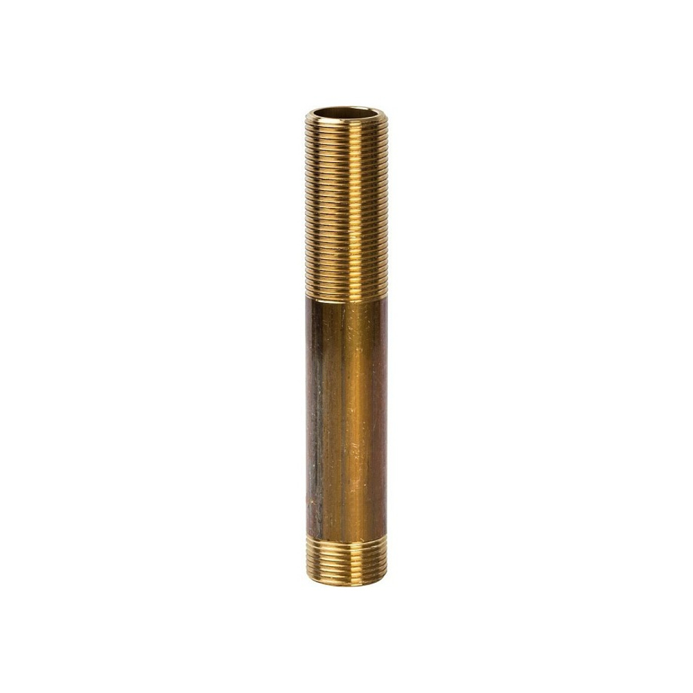 Сгон неразъемный STOUT SFT 0032 - 3/4", длина 200 мм (для стальных труб, латунь без покрытия)