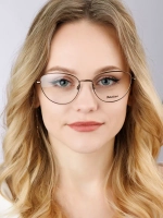 Оправа для очков для зрения металлическая брендовая