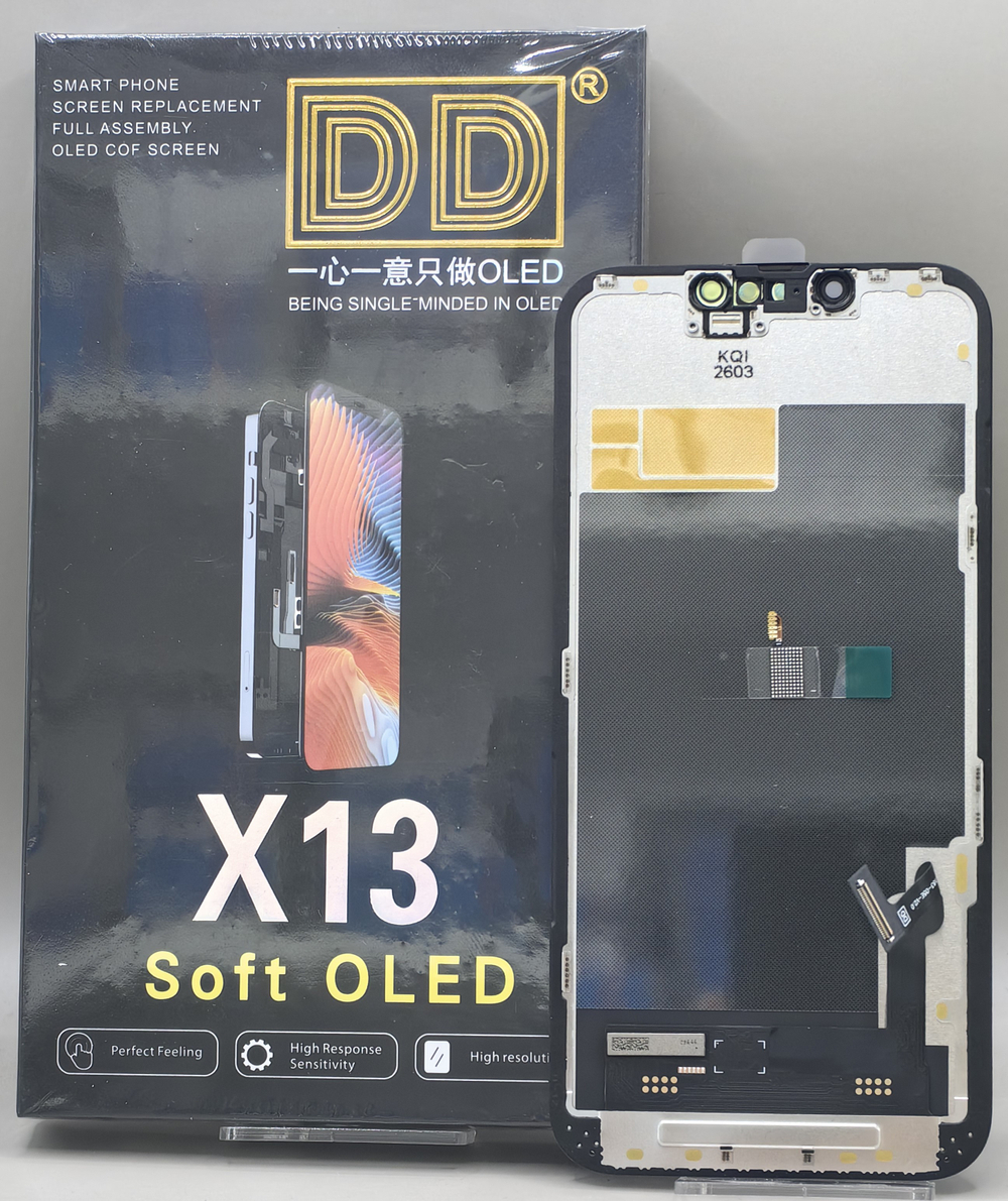 Дисплей iPhone 13 Soft OLED; Rem.IC; Бренд DD