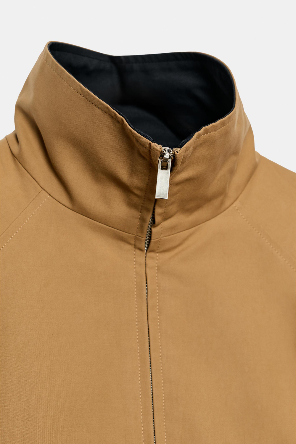 ТРЕНЧ С КОНТРАСТНЫМ ВОРОТНИКОМ — ZW COLLECTION — ZARA