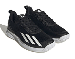 Мужские кроссовки теннисные Adidas Courtflash Speed - core black/cloud white/matte silver