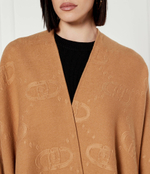 Пончо EMBOSSED Liu Jo - светло-коричневый(2F4022 T0300)