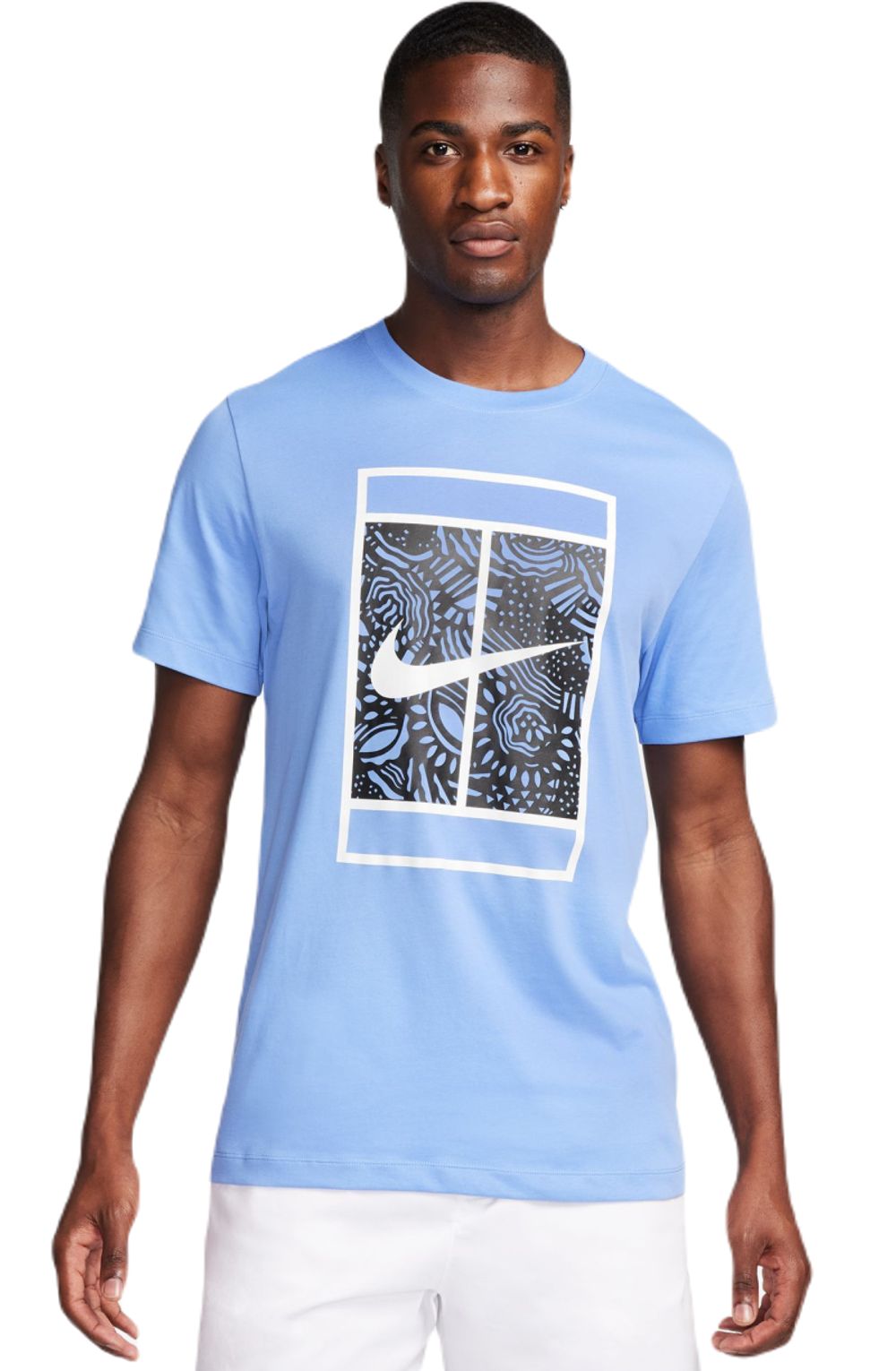 Мужская теннисная футболка Nike Court Dri-Fit Tennis T-Shirt - polar