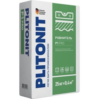 Фото Ровнитель для пола Plitonit Р1 Pro 25 кг Ровнитель для пола Plitonit Р1 Pro 25 кг