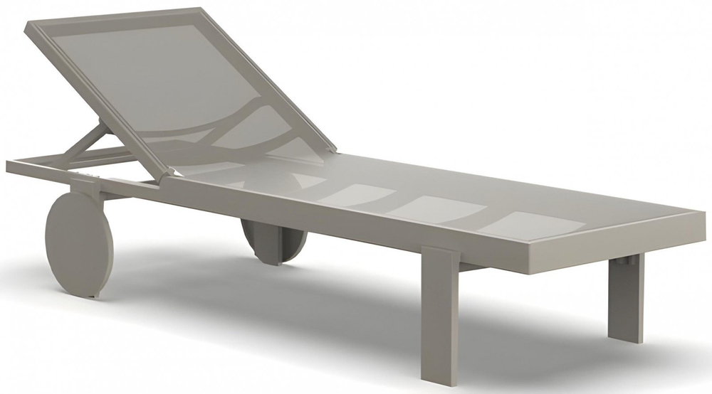 Лежак пластиковый Vondom Gatsby Basic, тортора
