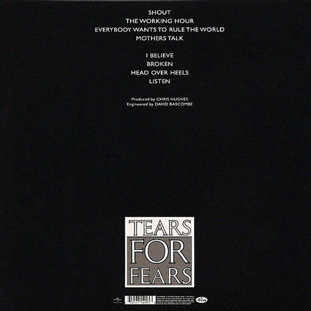 Tears For Fears — Songs From The Big Chair (LP)