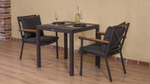 Стол обеденный Ideal Patio ДОЛЛА алюминий 80х80 см (4 ножки) резервный дубль