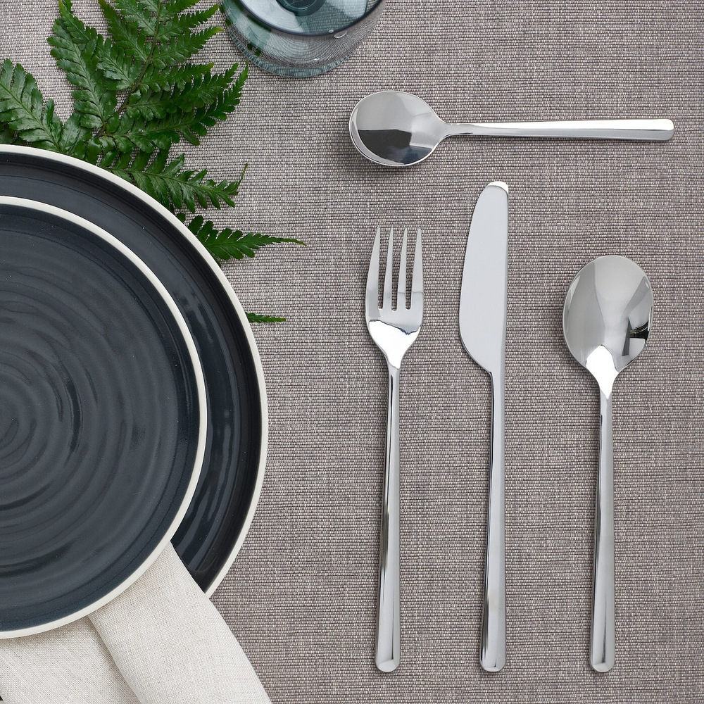 IKEA LÖFTESRIK  (ИКЕА ЛÖФТЕСРИК)  -  Набор столовых приборов, 24 предмета, нержавеющая сталь