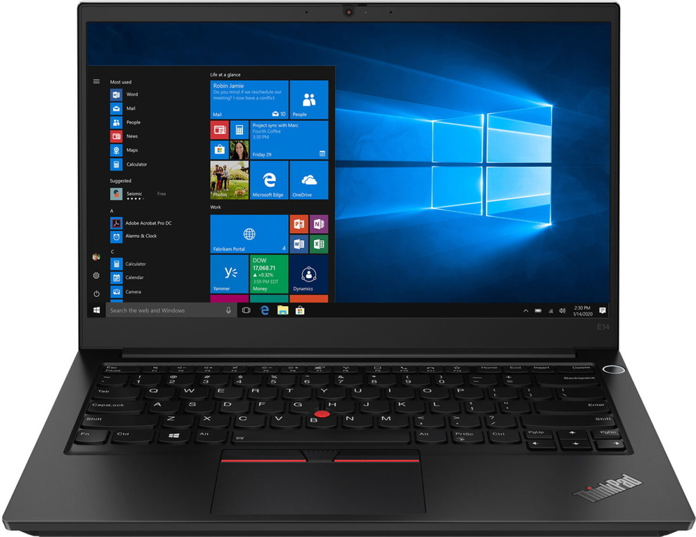 Ноутбук Lenovo ThinkPad E14 Gen 2 (20TA0034RT) 14;(1920x1080)/ i7-1165G7(2.8ГГц)/ 16Гб/ 1Тб SSD/ GeForce MX 450 2Гб/ Win10 Pro/ Черный