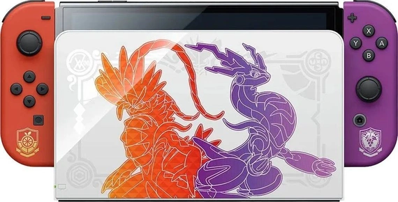 Игровая приставка Nintendo Switch OLED 64 ГБ, Pokemon Scarlet &amp; Violet Edition