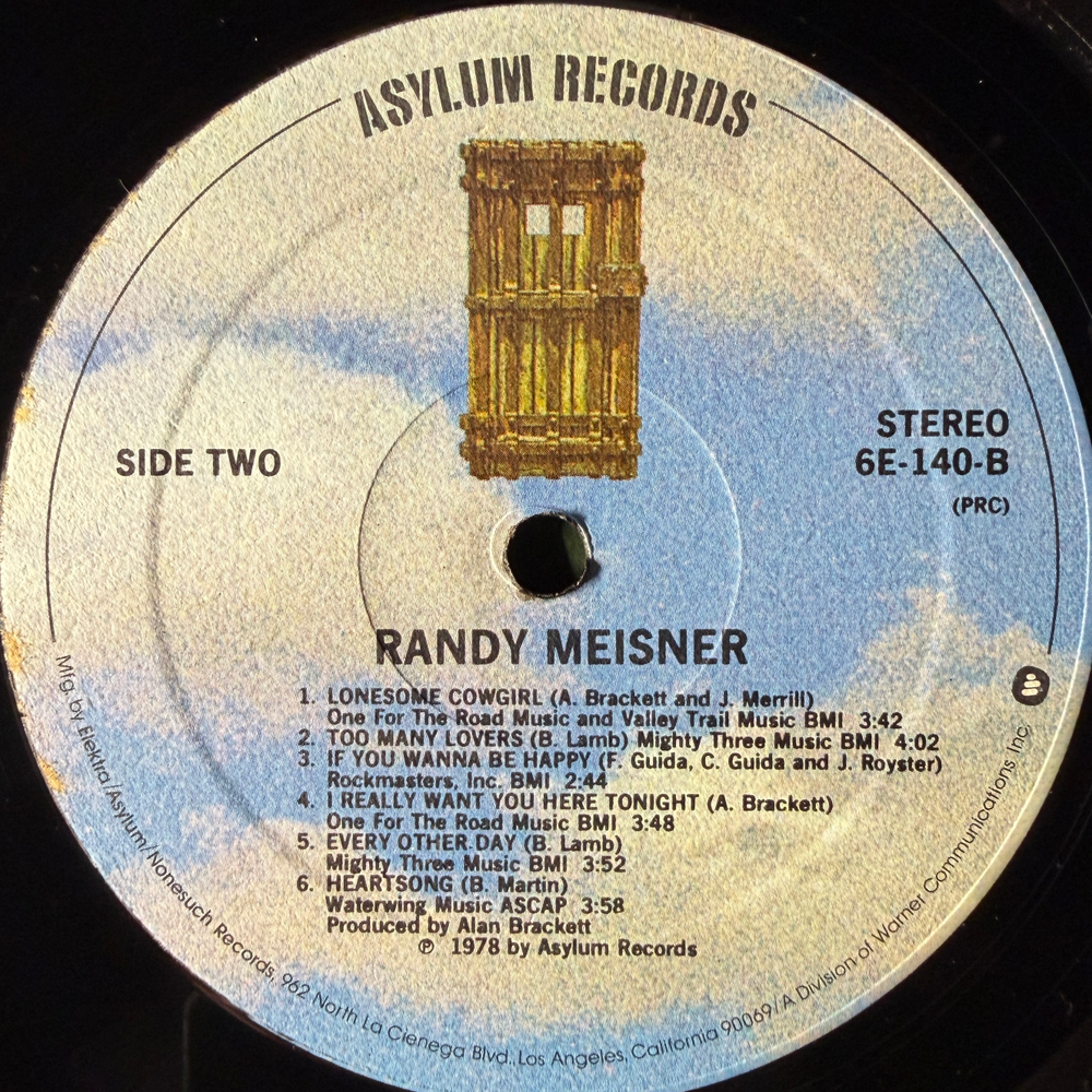 Randy Meisner ‎– Randy Meisner (США 1978г.)