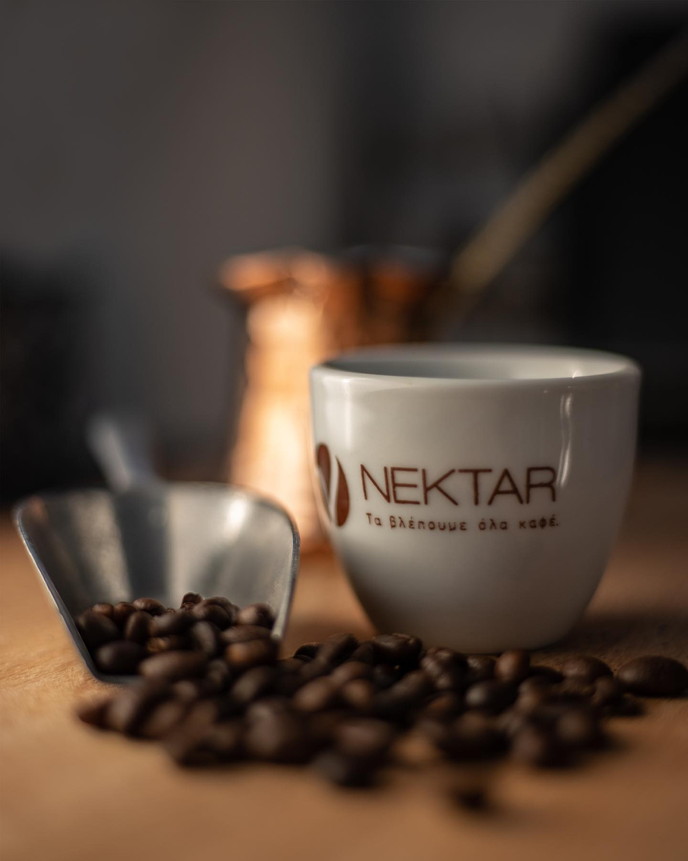 Традиционный Греческий Кофе Nektar, 200г / Средней обжарки, Молотый, Греция