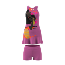 Теннисное платье Adidas Tennis New York Y Dress - semi/pulse/liliac