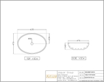 Artize, Раковина на столешн. Artize Plus, 635х470, MBT ADS-MBT-64913