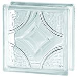 Стеклоблок Vitrablok Деко 19x19x8 - Бесцветный