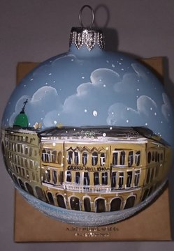 Ёлочный шар - Архитектура, 10 см