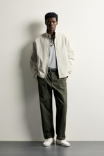 КУРТКА REGULAR FIT С ЭФФЕКТОМ ПОТЕРТОСТИ — ZARA