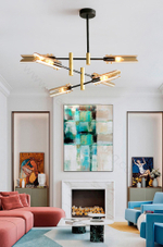 Ceiling design lamp   (Amber)Amukpe