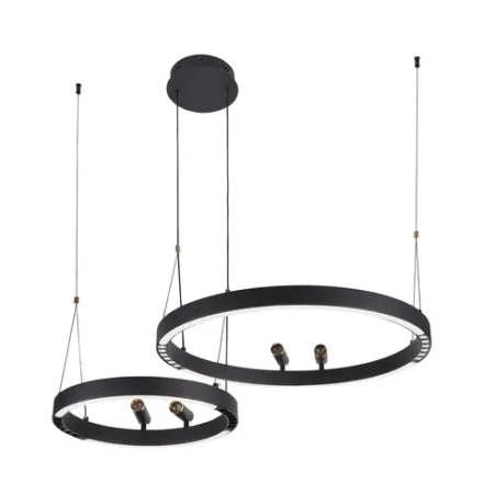 Подвесная люстра Slinga 4474-2P, LED*53W + LED*33W + 4*LED*3W, 2075LM, 3000-6500K. ТМ F-Promo