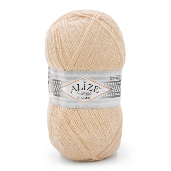 Пряжа Alize (Ализе) Superlana TIG / уп.5 мот. по 100 г, 570м, 404 шампанское