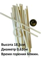 Восковые свечи белые №80 20 штук в комплекте