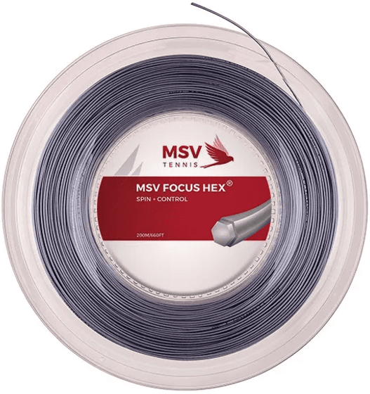 Теннисная струна MSV Focus HEX SI - 1.23 Reel (200м)