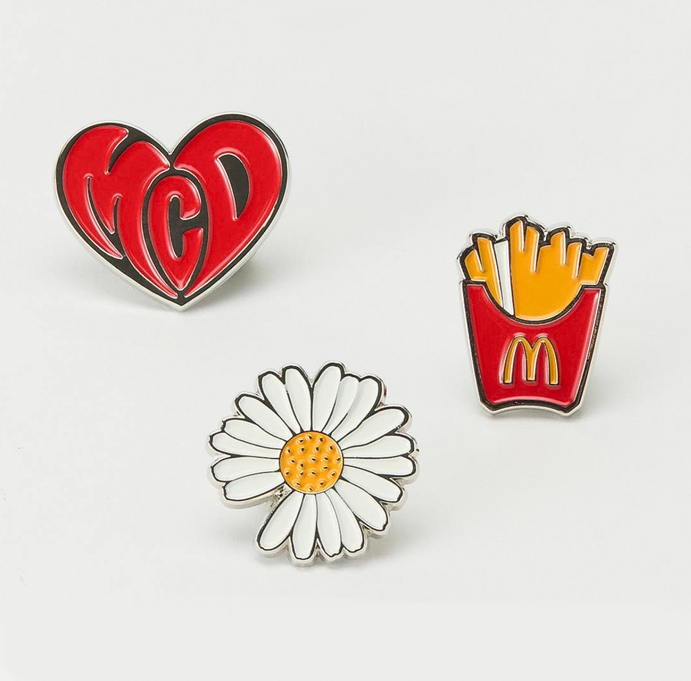 Набор значков McDonald’s × PEACEMINUSONE