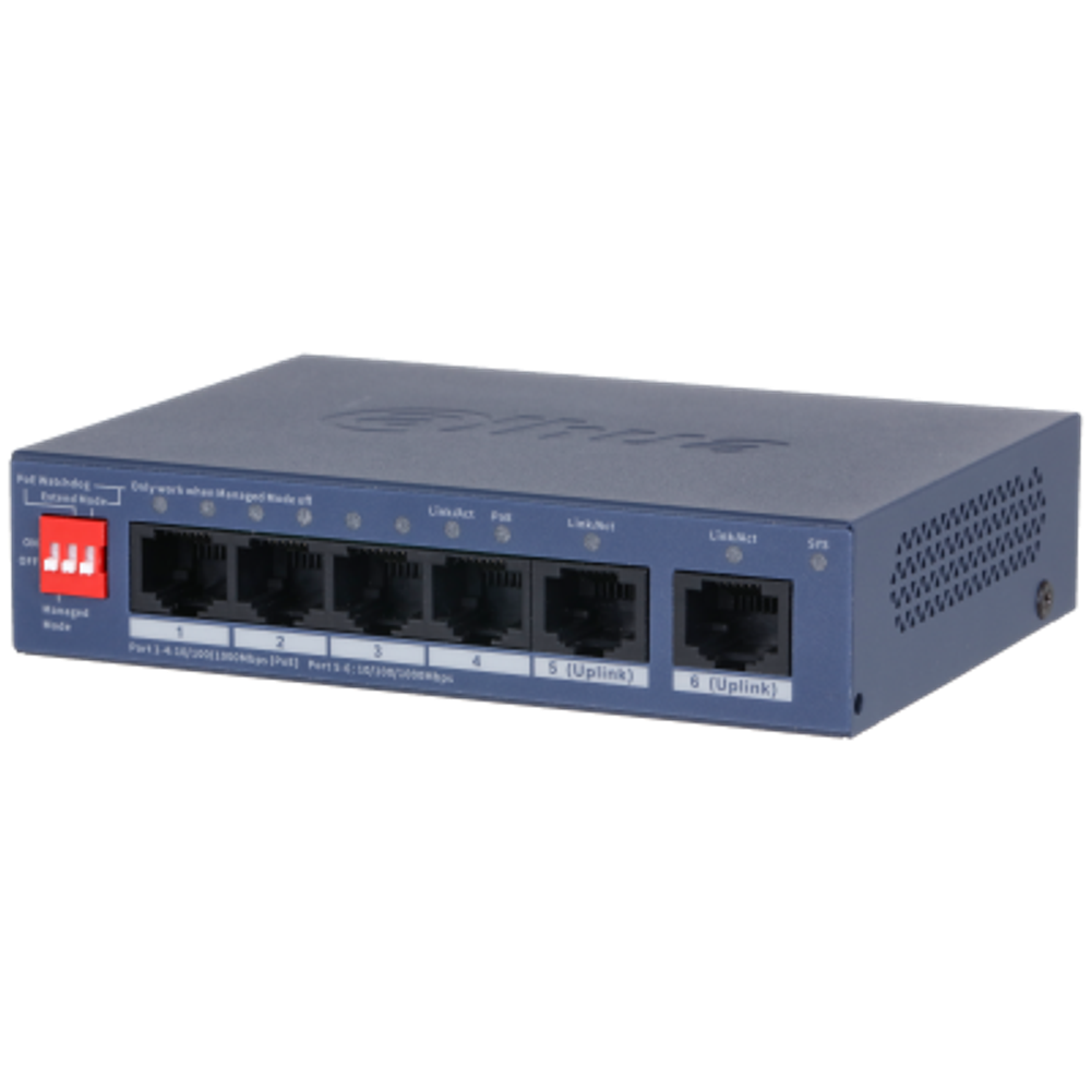 Сетевой PoE коммутатор Dahua Dahua DH-CS4006-4GT-36