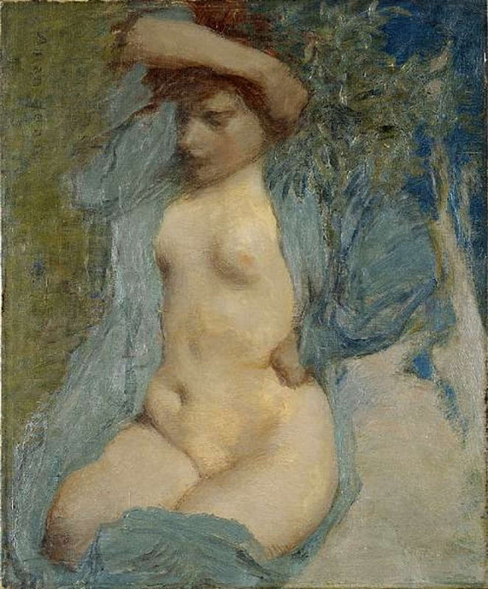 Edmond Aman-Jean (1858-1936) - эротическое искусство французского художника