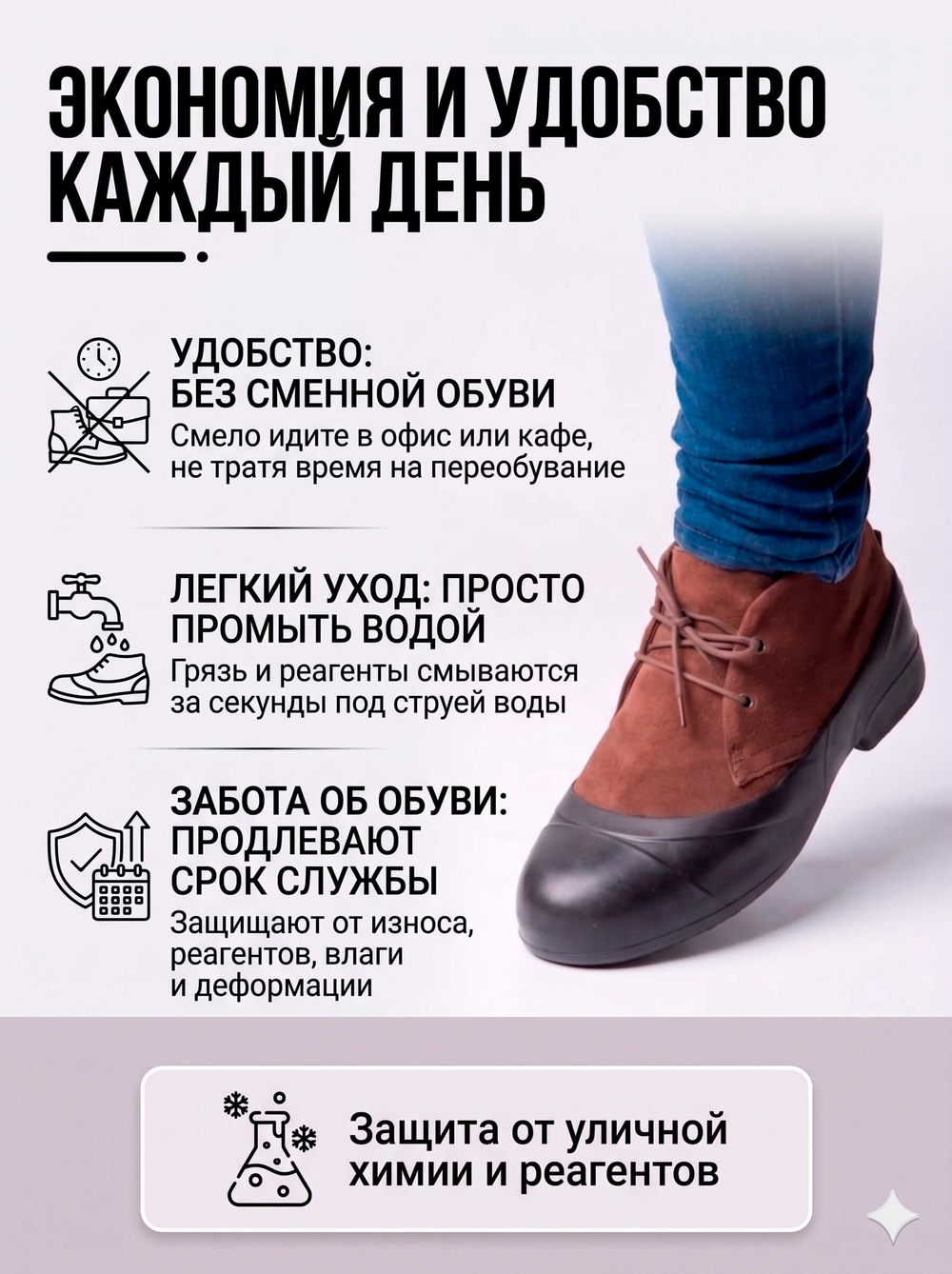Галоши Zont женские черные