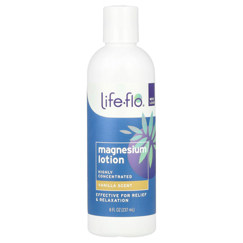 Life-flo, лосьон с магнием, с ванильным вкусом, 237 мл (8 жидк. унций)