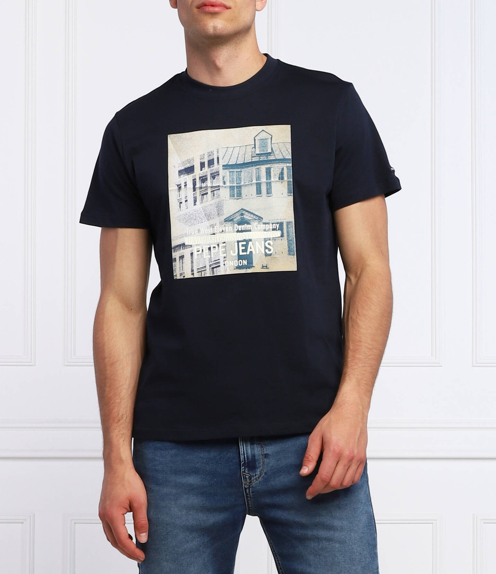 футболка teller Pepe Jeans London - темно-синий(PM508377)