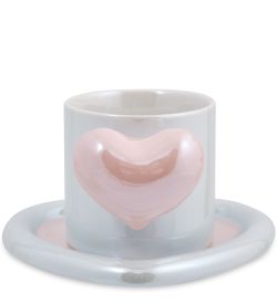 GAEM Art MUG-415/1 Чайная пара «Сердце»