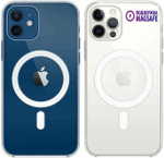 Прозрачный чехол для iPhone 13 Pro Max с магнитом для беспроводной зарядки MagSafe / Clear case