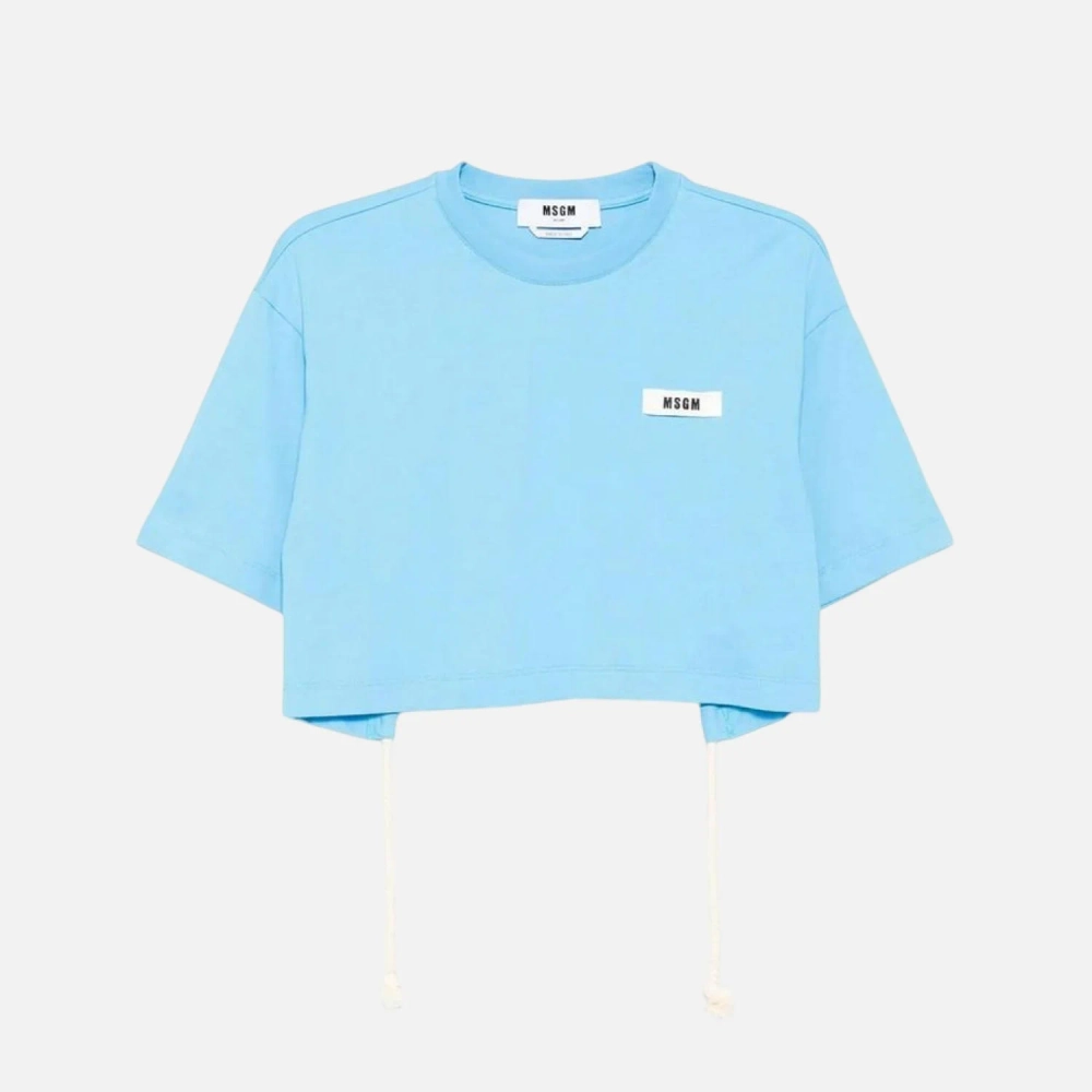 Футболка с открытой спиной женская MSGM